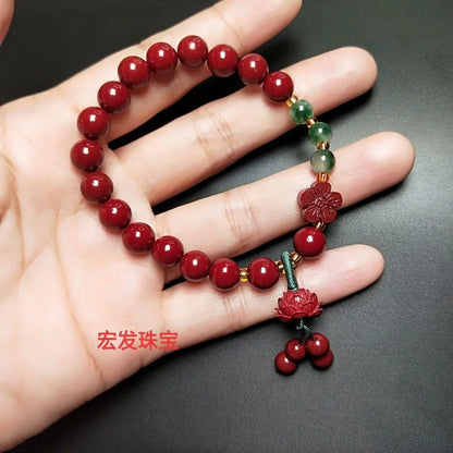 Purple Gold Sand Aventurine Bracelet｜Life Flower Talisman