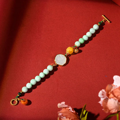 Hand-Braided White Jade Bracelet｜Adjustable Delicate Gift