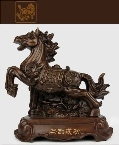 风水招财虎摆件｜镇宅纳福办公桌树脂工艺装饰