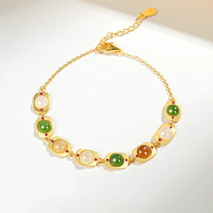 和田碧玉可调多款手链｜高端女士灵性手饰