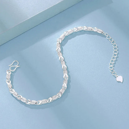 Sterling Silver Lucky Butterfly Bracelet — Vintage Feng Shui Charm