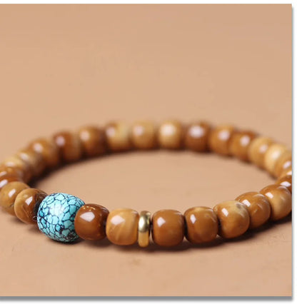 Gobi Bodhi Pearl Prayer Bracelet Desert Talisman
