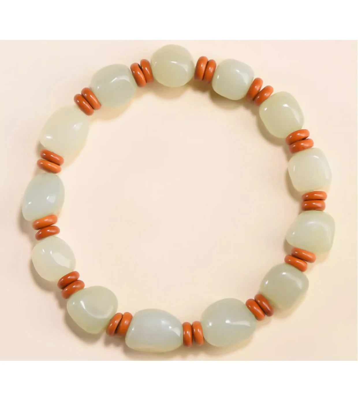Hetian Jade Nephrite Lucky Ball Bracelet｜Couple Amulet Hand String