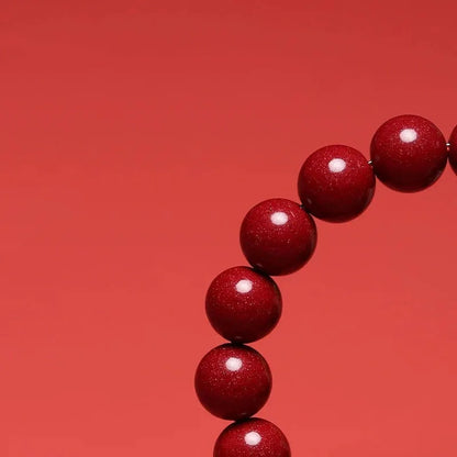 Cinnabar Ben Ming Nian Red-Rope Wealth Amulet Bracelet