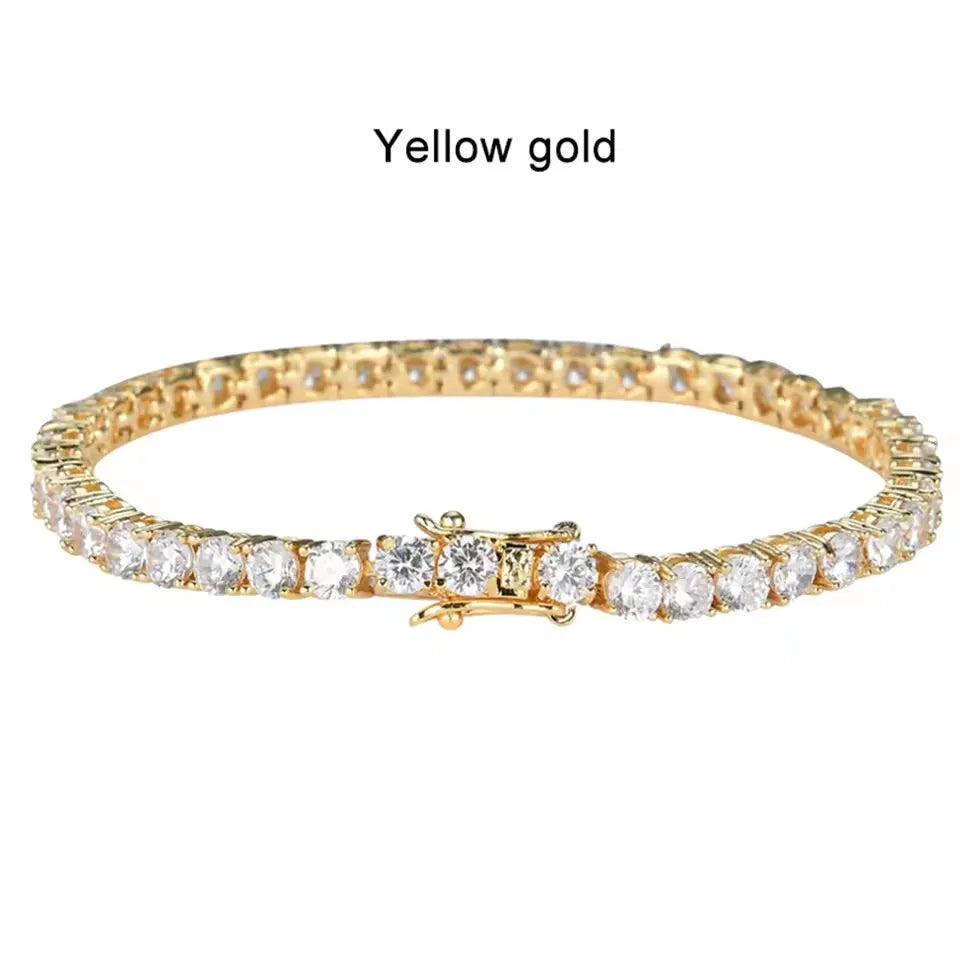Moissanite Tennis Bracelet S925 18K White Gold｜Luck & Clarity