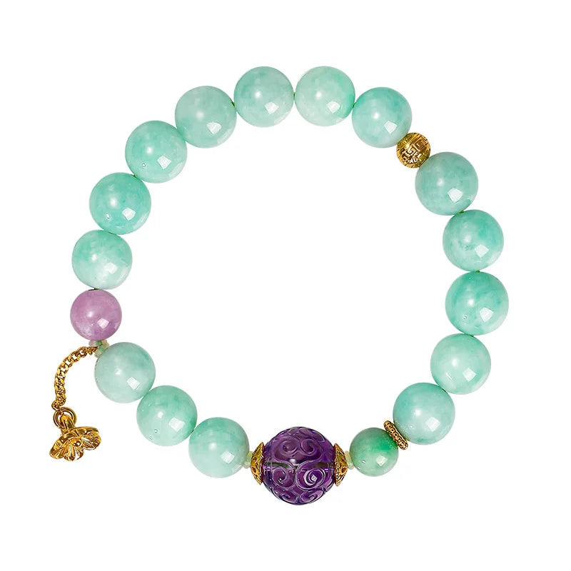 天然和田玉原创女士手链｜母亲节开运护身礼物