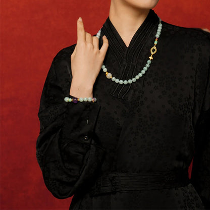 天然和田玉原创女士手链｜母亲节开运护身礼物