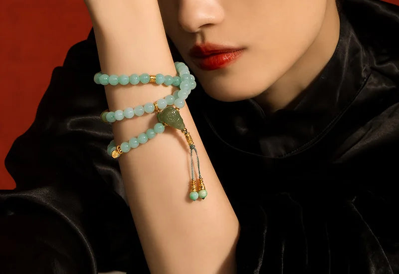 Hetian Jade Peace Buckle Bracelet — Valentine's Light Gift