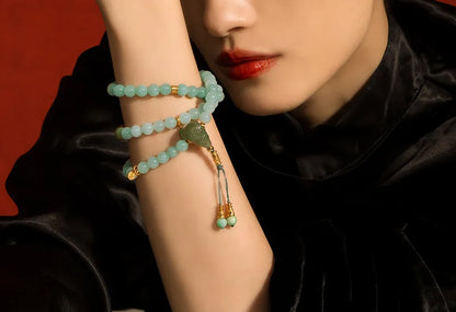 Hetian Jade Peace Buckle Bracelet — Valentine's Light Gift