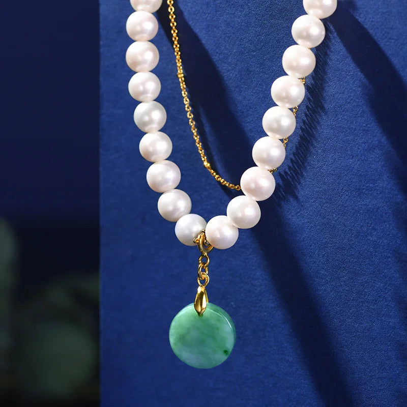 Sterling Silver Orbicular Pearl Choker — Ethnic DIY Pendant