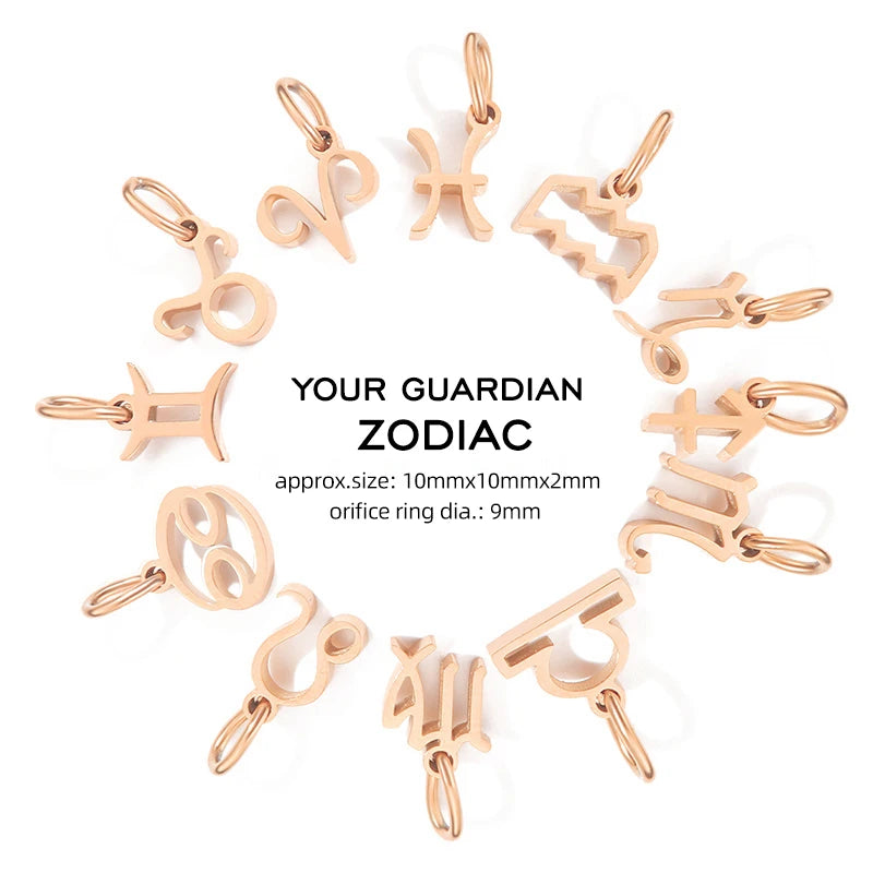 十二星座真皮缠绕手链｜男女同款磁扣 可刻字生日守护礼物