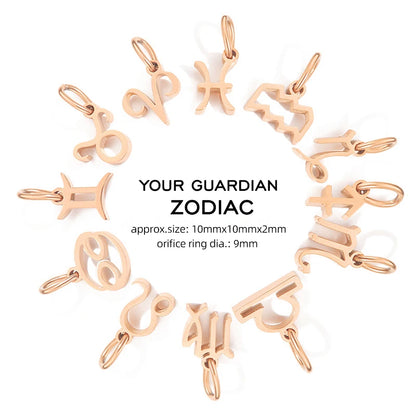 十二星座真皮缠绕手链｜男女同款磁扣 可刻字生日守护礼物