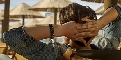 彩色虎眼护身手链｜男女情侣佛珠开运能量饰