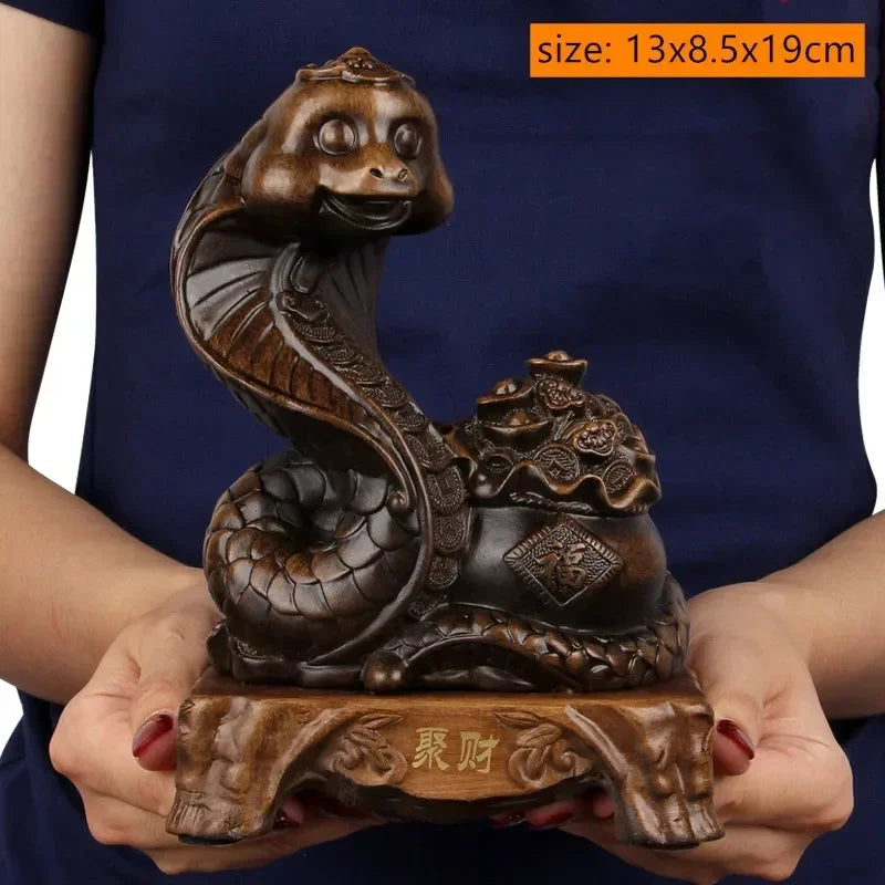 风水招财虎摆件｜镇宅纳福办公桌树脂工艺装饰