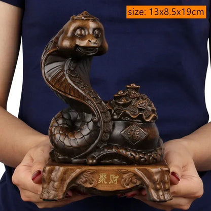 风水招财虎摆件｜镇宅纳福办公桌树脂工艺装饰
