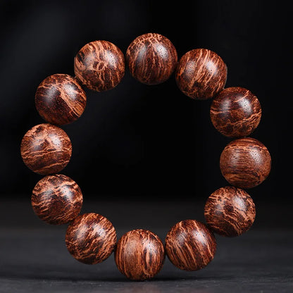 Fragrant Armor Wooden Buddha Prayer Beads Bracelet