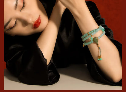 Hetian Jade Peace Buckle Bracelet — Valentine's Light Gift