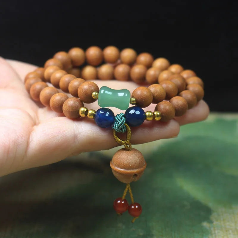 Old Sandalwood Prayer Beads Bracelet – Feng Shui Talisman