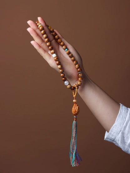 Gobi Bodhi Pearl Prayer Bracelet Desert Talisman