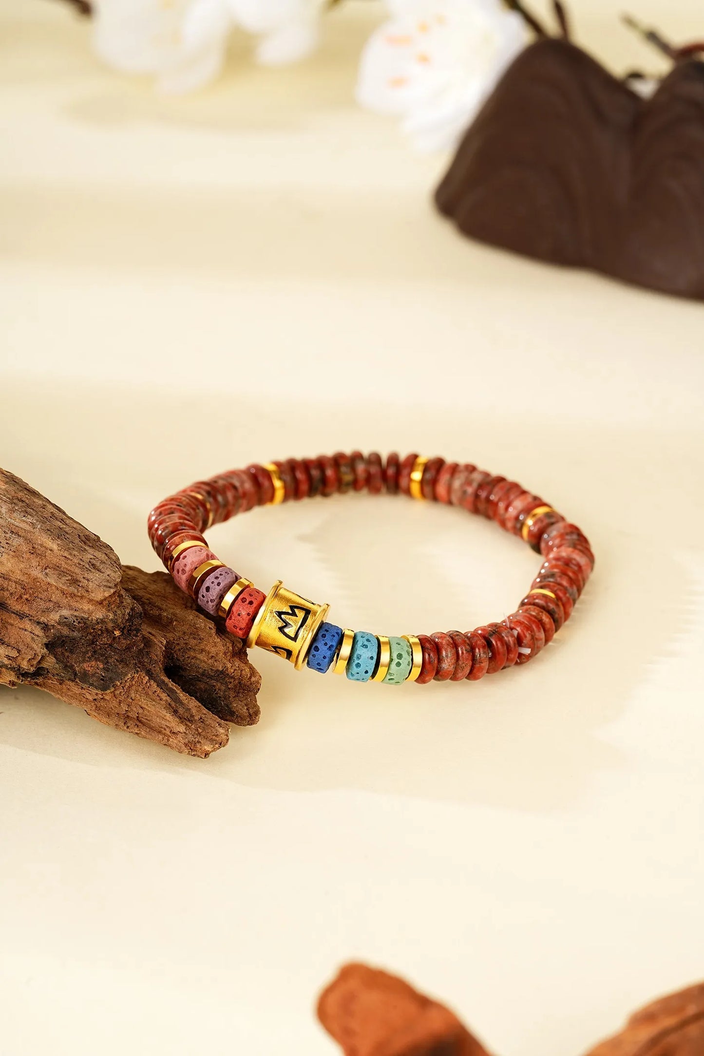 LIUM GEMS NATURAL JADE BRACELETS EARTH BEARS METAL CHINESE FENGSHUI 24K GOLD VERMEIL BRACELETS FIVE ELEMENTS FOR FORTUNE