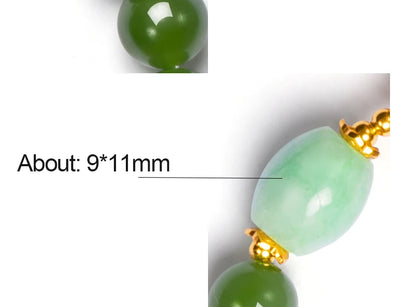 Hetian Jasper & Wax Amber Hand Chain｜Tibetan Silver Rope