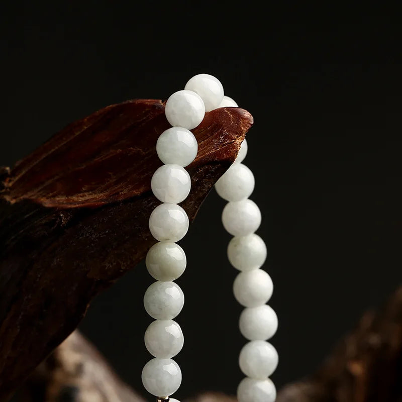 Water Drop Shell Flower Pendant Bracelet Woman Natural Jade Emerald Agate Beads Bracelet Adjustable Bangle Charm Jewelry