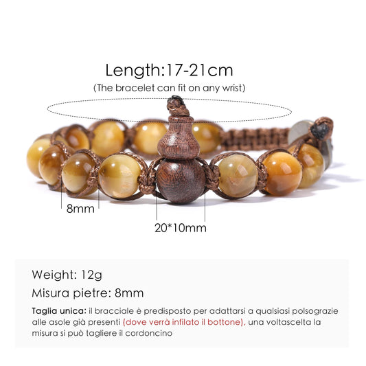 藏式金刚结天然石多色编绳手链｜护结平安 可调节情侣款