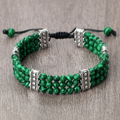 4mm虎眼石三层编织手链｜灵性护身开运手环