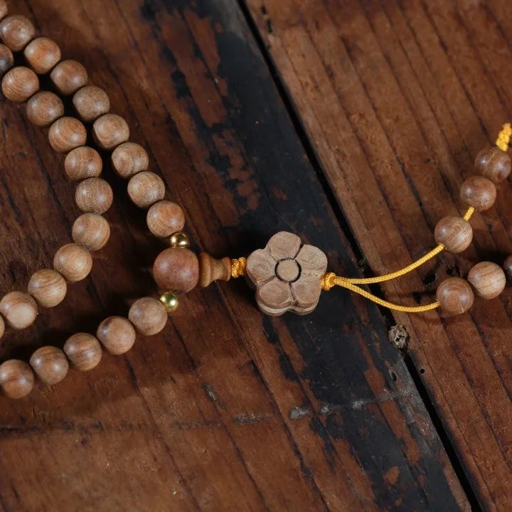 Old Sandalwood Prayer Beads Bracelet – Feng Shui Talisman
