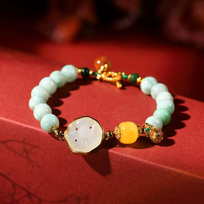 Hand-Braided White Jade Bracelet｜Adjustable Delicate Gift