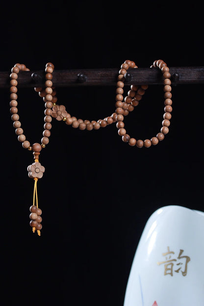 Old Sandalwood Prayer Beads Bracelet – Feng Shui Talisman