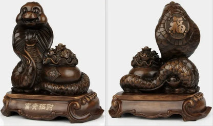 风水招财虎摆件｜镇宅纳福办公桌树脂工艺装饰