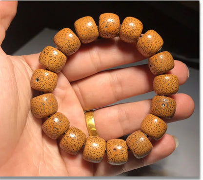Hainan Bodhi Star-Moon Seed Bracelet — Buddhist Beads