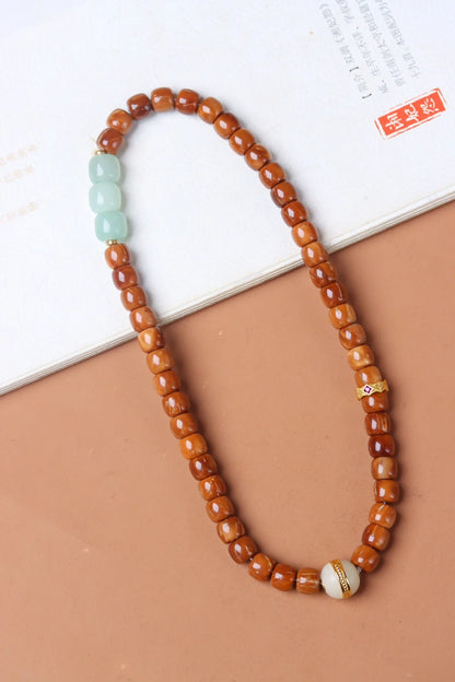 Gobi Bodhi Pearl Prayer Bracelet Desert Talisman