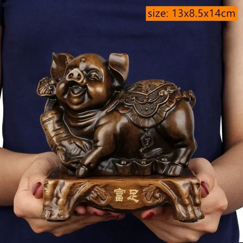 风水招财虎摆件｜镇宅纳福办公桌树脂工艺装饰