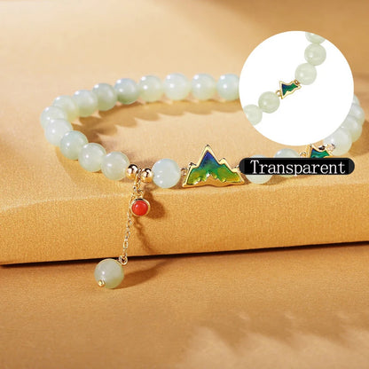 Sterling Silver & Hotan Jade 2-Piece Bracelet Necklace Set