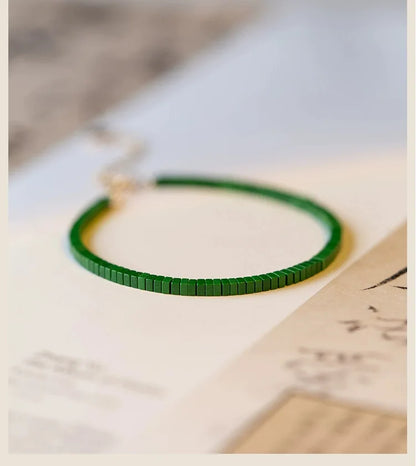 Lapis Lazuli Gem Choker — Small Stone Clavicle Necklace