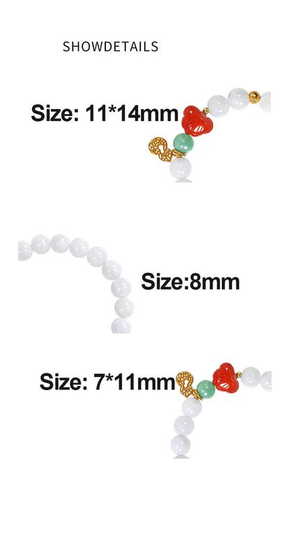 Light Purple Hetian Jade & Pearl Bracelet｜Elegant Continuous Hand String Gift