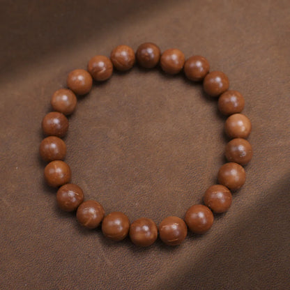 Ancient Bodhi Wood Bracelet — Single Circle DIY Lucky Beads