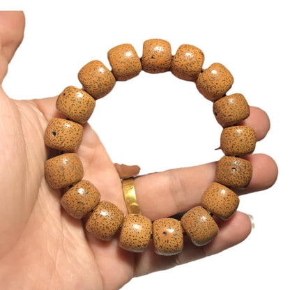Hainan Bodhi Star-Moon Seed Bracelet — Buddhist Beads