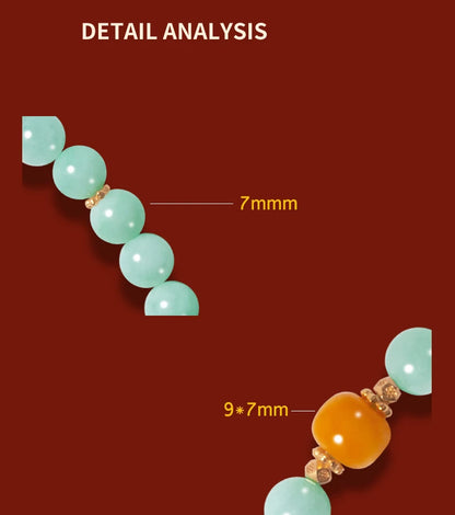 Hetian Jade Peace Buckle Bracelet — Valentine's Light Gift