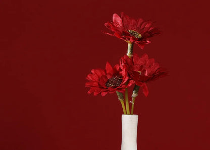 8mm Amber Hetian Jade Bell Bracelet｜Feng Shui Elegance