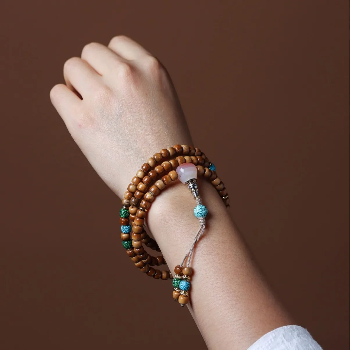 Natural Bodhi Multi-Circle Buddhist Bracelet for Men & Women