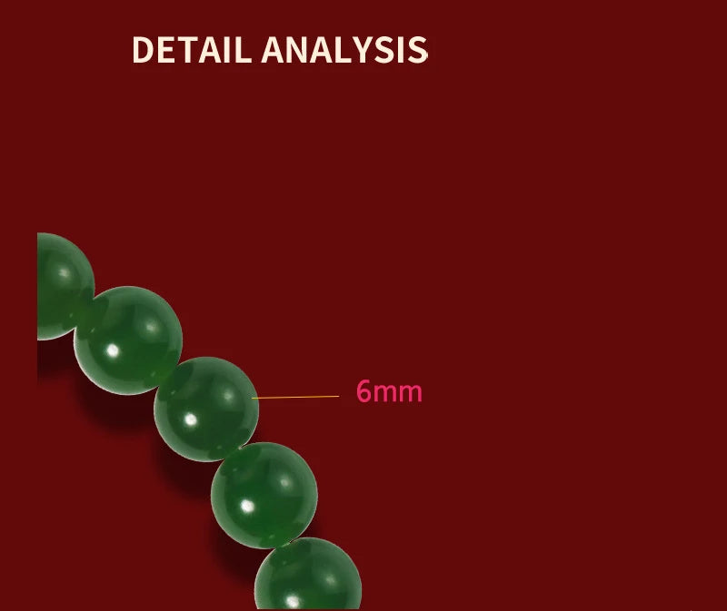 Hetian Jade Bead Bracelet | Tibetan Silver Minimalist