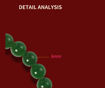 Hetian Jade Bead Bracelet | Tibetan Silver Minimalist