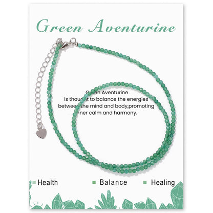 Green Aventurine Reiki Healing Bead Bracelet Unisex