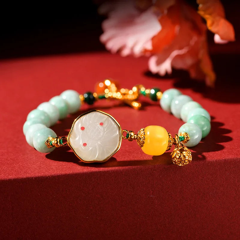 Hand-Braided White Jade Bracelet｜Adjustable Delicate Gift