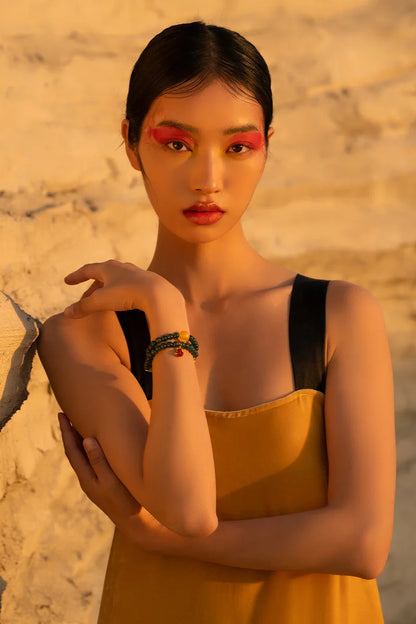 Hetian Jade Peace Buckle Bracelet — Valentine's Light Gift