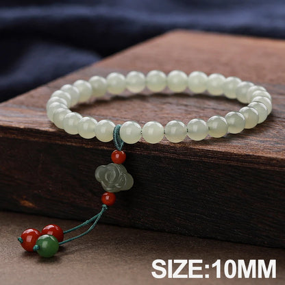 Multi‑Layer Hetian Jade & Agate Stack Bracelet — New Chinese Elegance