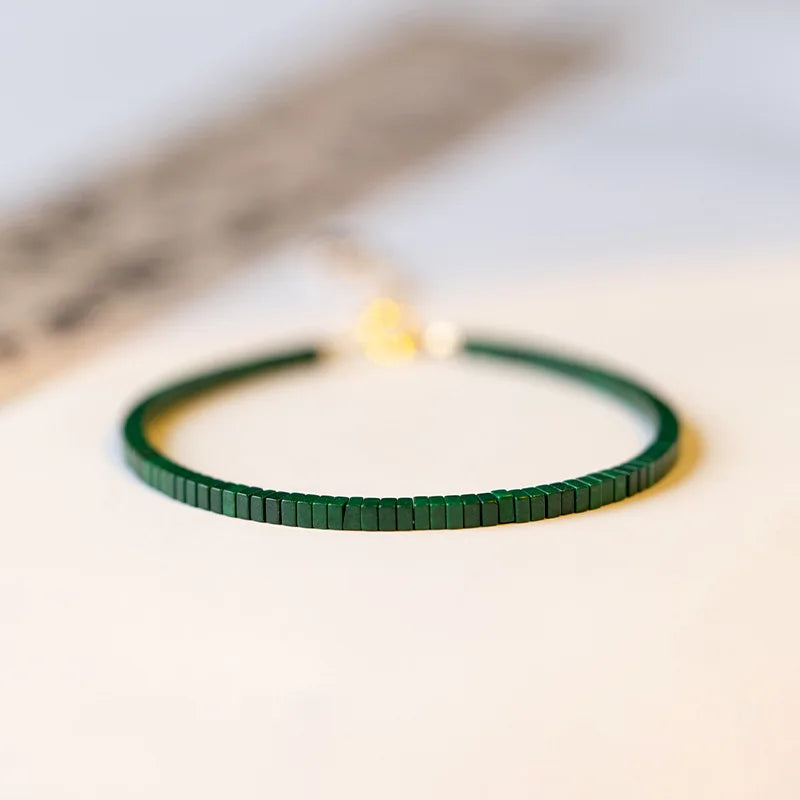 Lapis Lazuli Gem Choker — Small Stone Clavicle Necklace